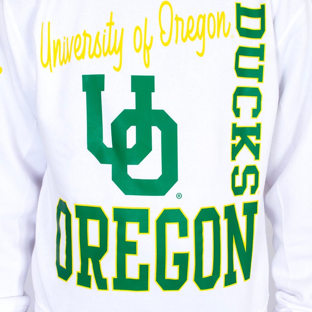 Interlocking UO, Zoozatz, White, Pullover, Polyester Blend, Men, Multi-logo, Sweatshirt, 954033